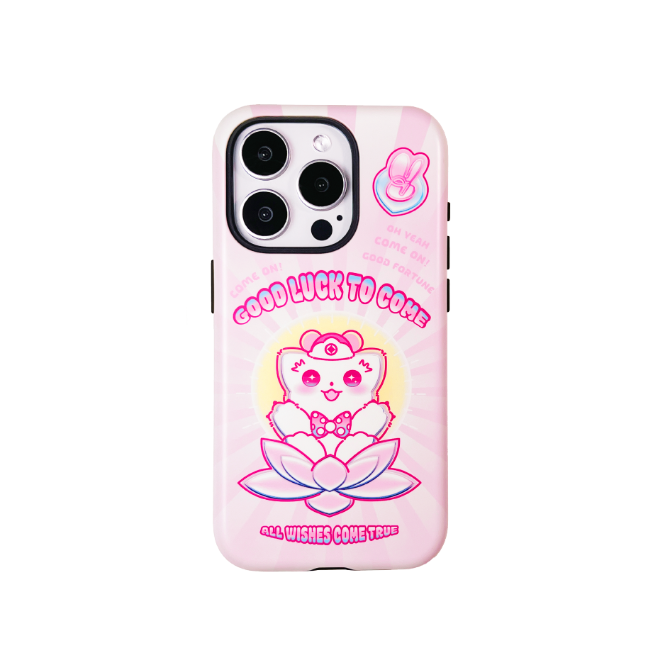 Lucky Lotus Printed Double Layer Phone Case