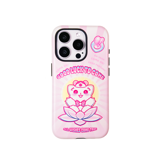 Lucky Lotus Printed Double Layer Phone Case