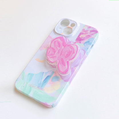 March Butterfly Oil Painting Phone Case