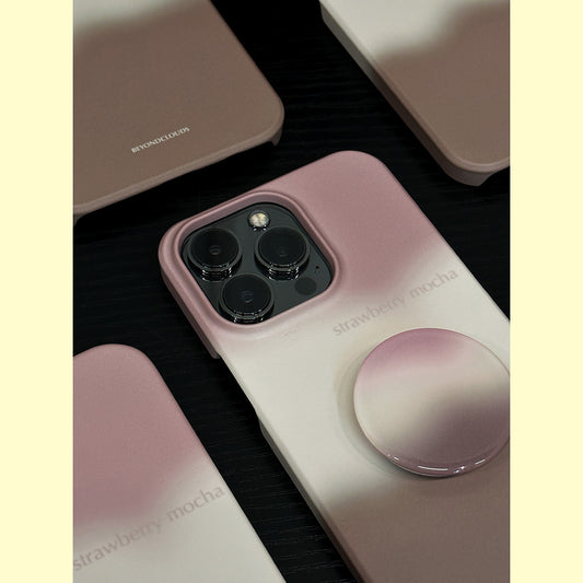 Matcha Latte Ombre Aesthetic Phone Case + AirPods Case | iPhone Case | Three Fleas
