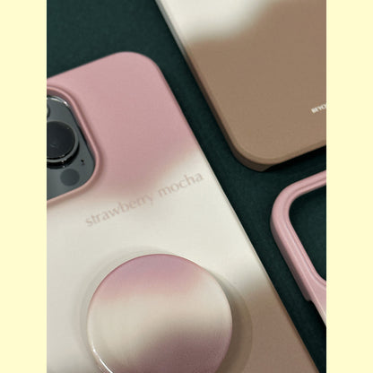 Matcha Latte Ombre Aesthetic Phone Case + AirPods Case