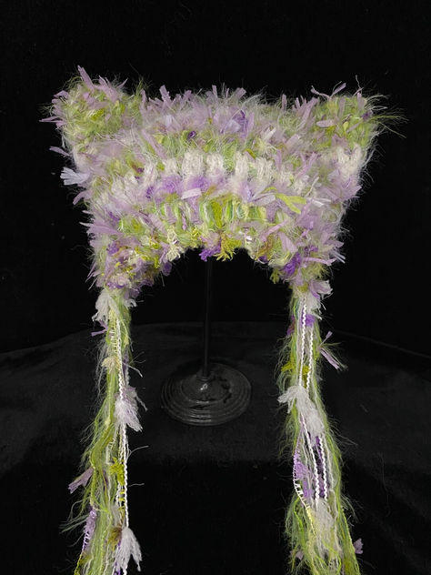 Mauve Whisper Crochet Hat