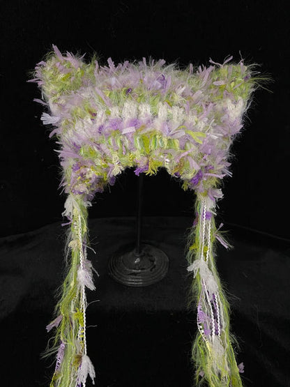 Mauve Whisper Crochet Hat