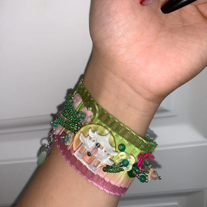 Maximalist Beaded Bracelet