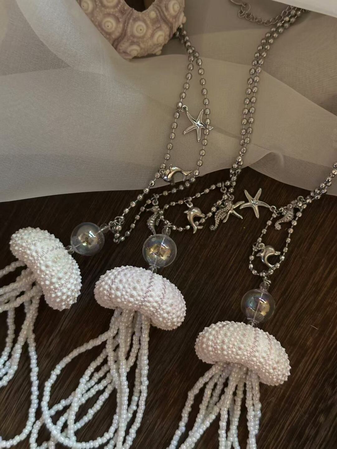 Medusa Jellyfish Necklace