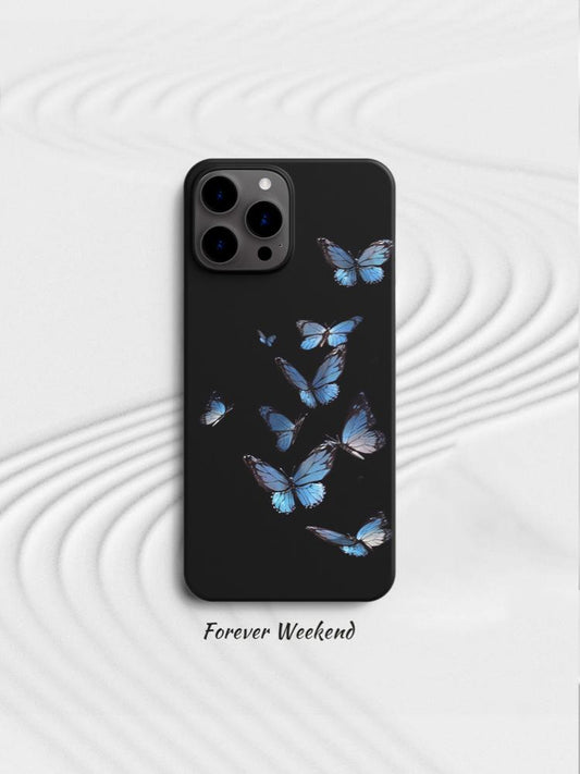 Midnight Butterflies Printed Phone Case
