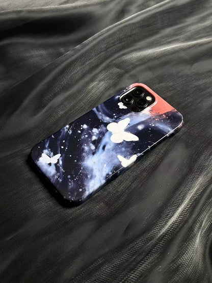 Midnight Butterfly Printed Phone Case