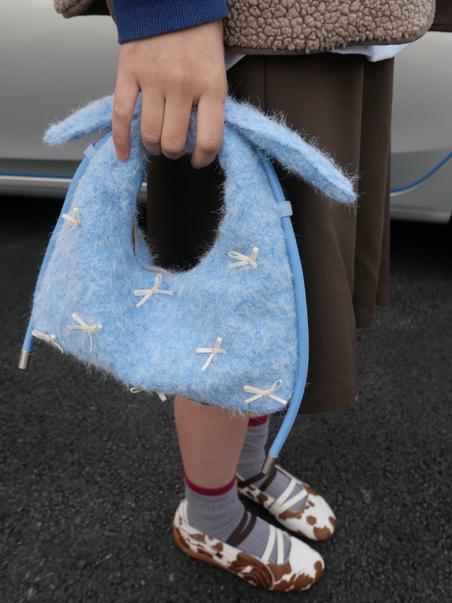 Mini Bow Handle Crossbody Bag