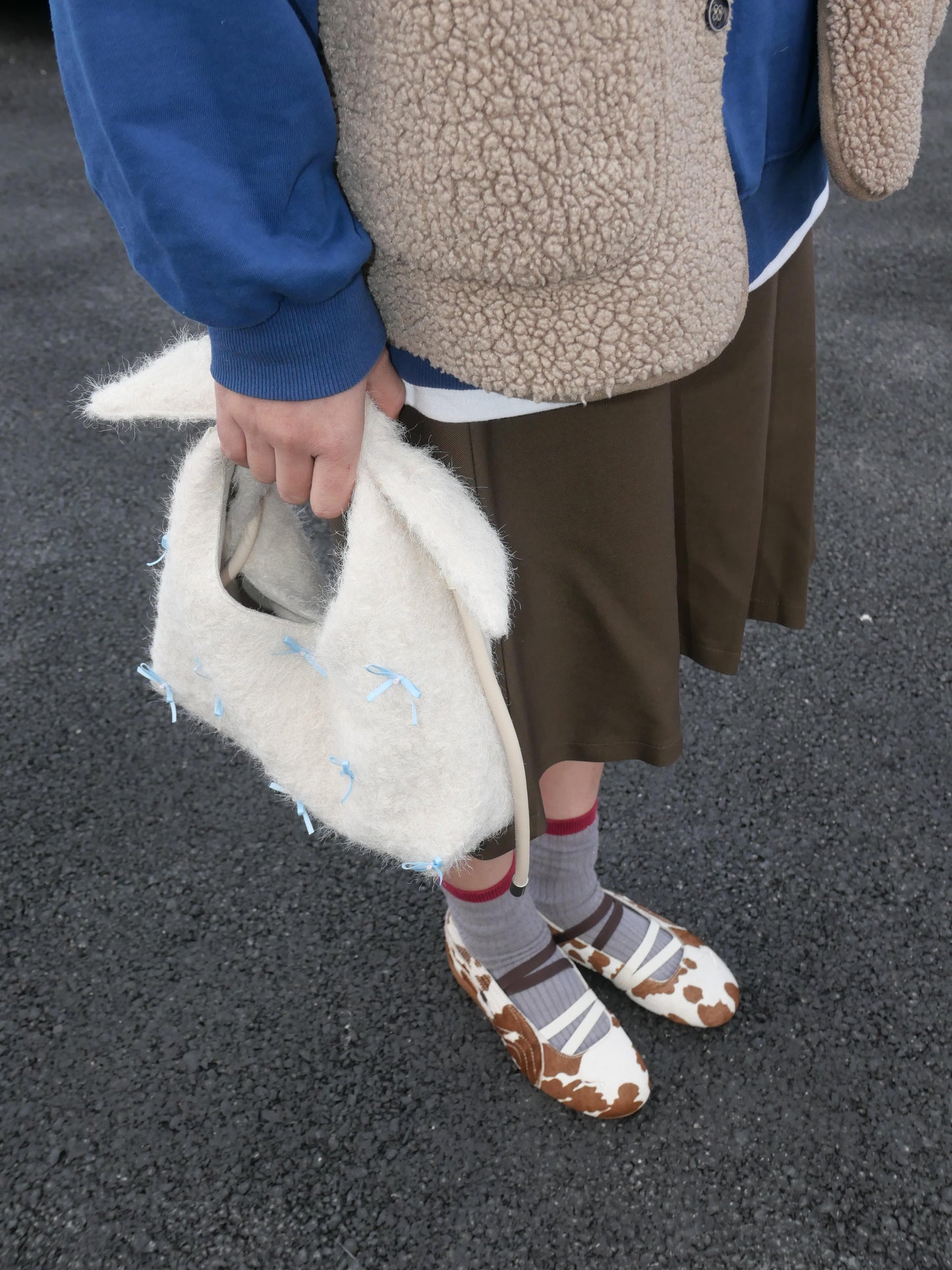 Mini Bow Handle Crossbody Bag