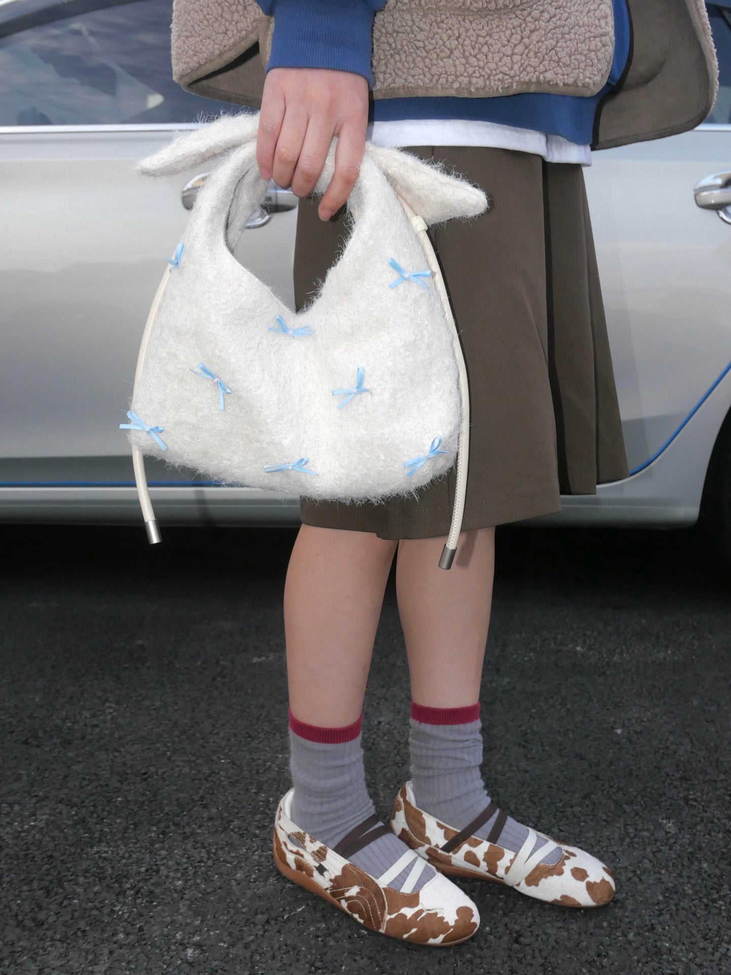 Mini Bow Handle Crossbody Bag