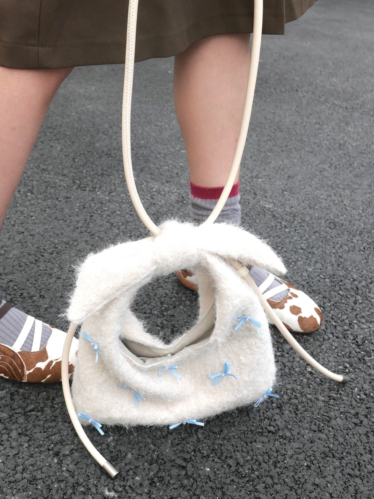 Mini Bow Handle Crossbody Bag