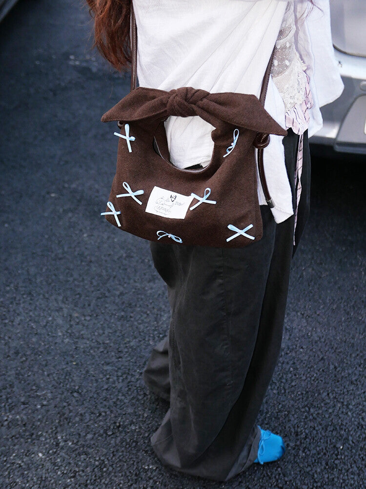Mini Bow Handle Crossbody Bag