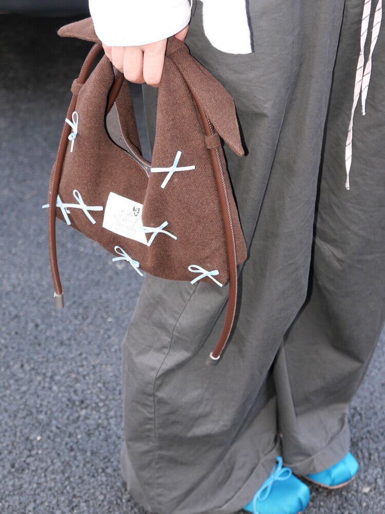 Mini Bow Handle Crossbody Bag