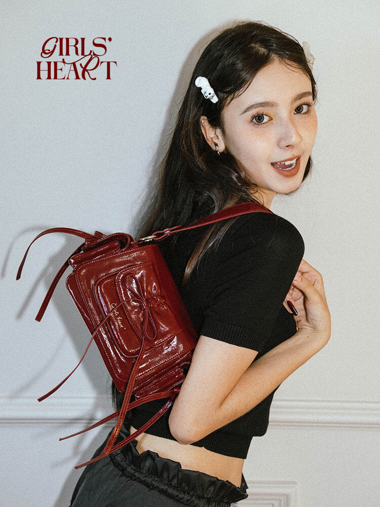 Mini Bow Pockets Shoulder Bag | Bag | Three Fleas