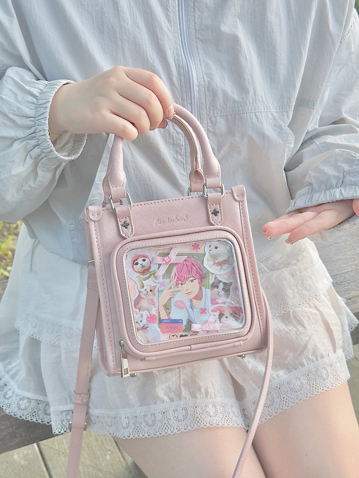Mini Mousse Sparkly Crossbody Ita Bag