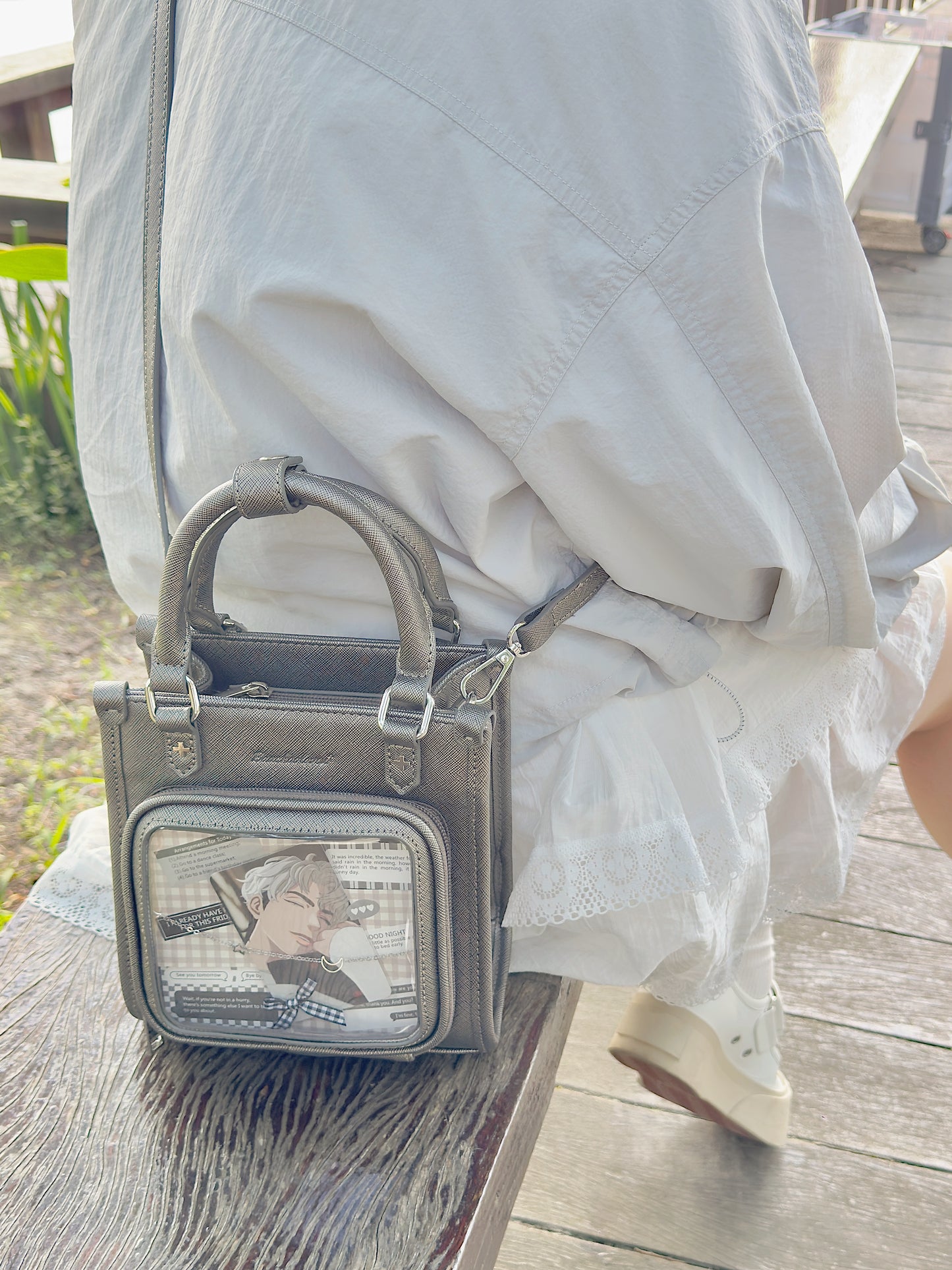 Mini Mousse Sparkly Crossbody Ita Bag
