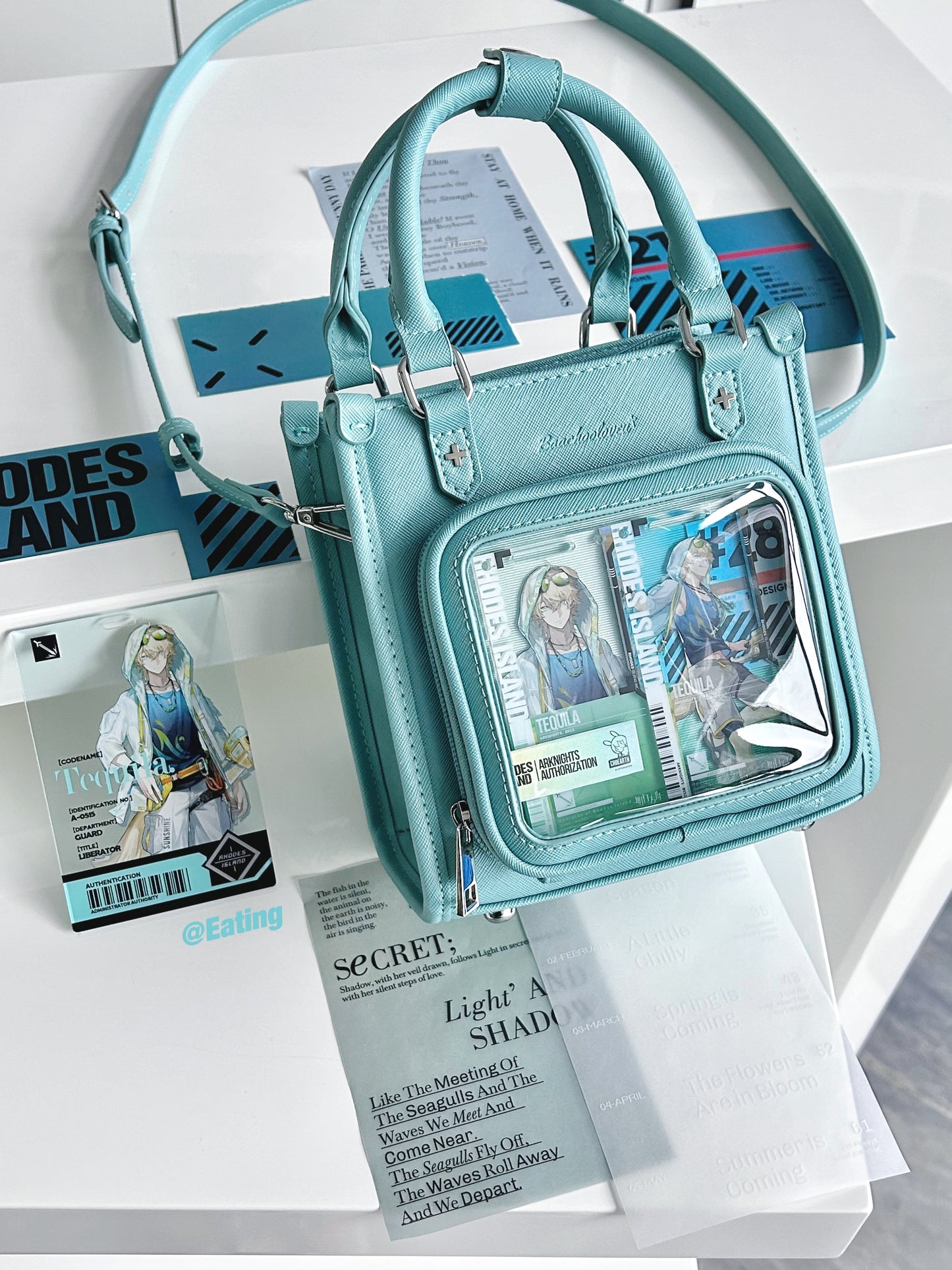 Mini Mousse Sparkly Crossbody Ita Bag