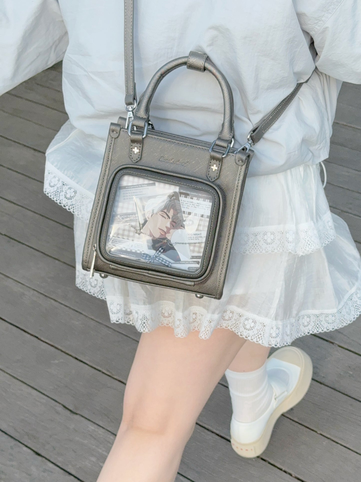 Mini Mousse Sparkly Crossbody Ita Bag