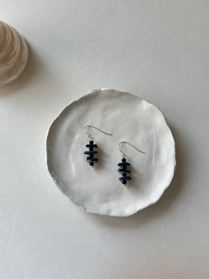 Mini Square Shell Earrings