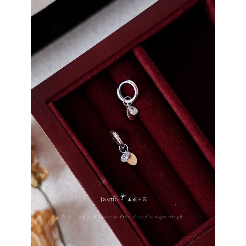 Minimalist Zircon Huggies Earrings