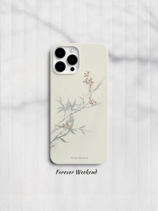 Mist Flowers Printed Phone Case
