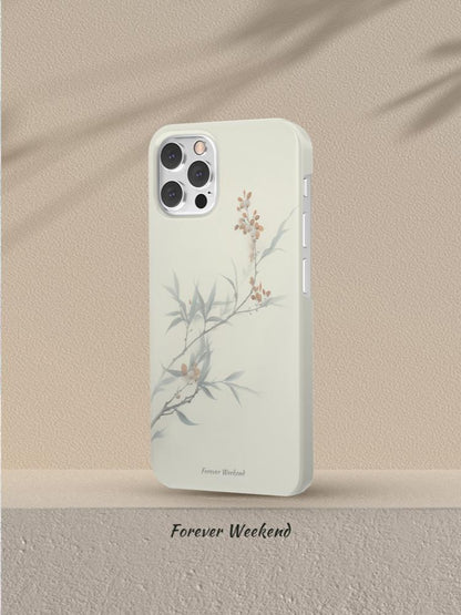 Mist Flowers Printed Phone Case