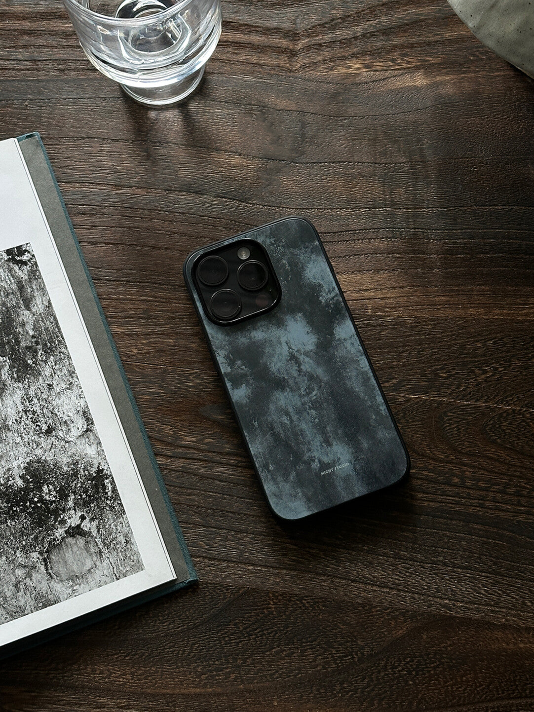Misty Rust Blue Phone Case