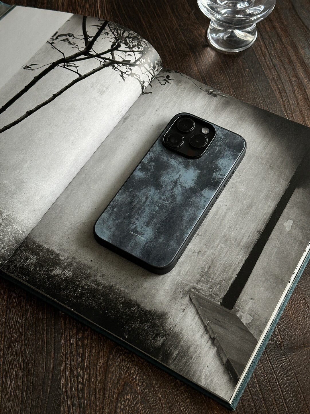 Misty Rust Blue Phone Case