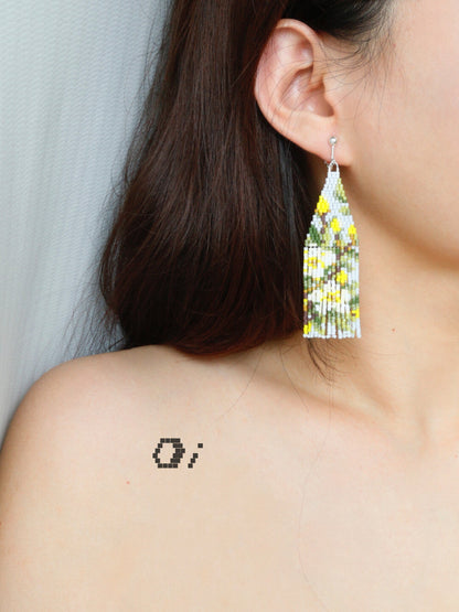 Monet Garden Lemon Blossom Earrings