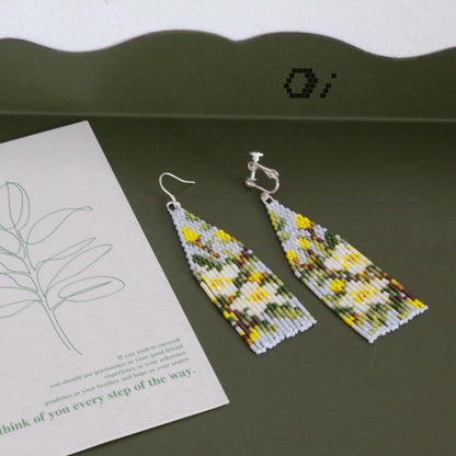 Monet Garden Lemon Blossom Earrings