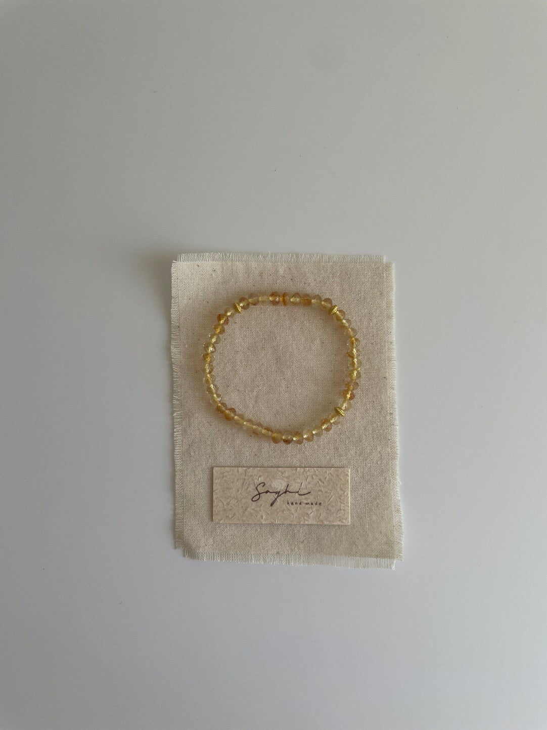 Moon & Stars Natural Crystal Beaded Bracelet