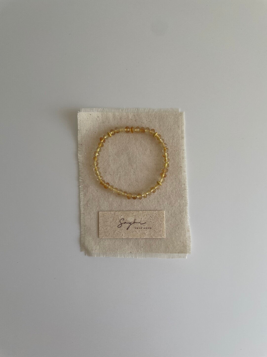 Moon & Stars Natural Crystal Beaded Bracelet