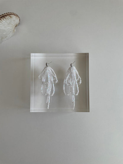 Moonlight Tassel Beaded Earrings