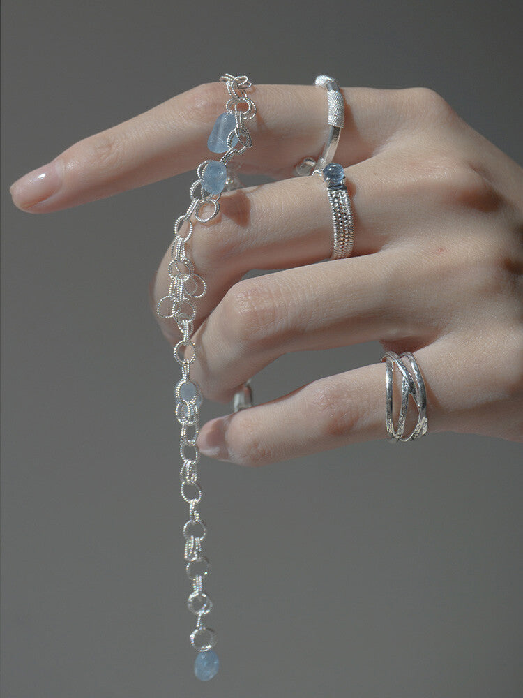 Morning Dew Silver Filigree Bracelet