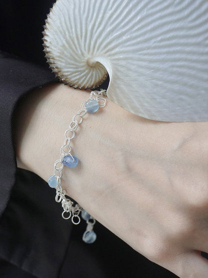 Morning Dew Silver Filigree Bracelet