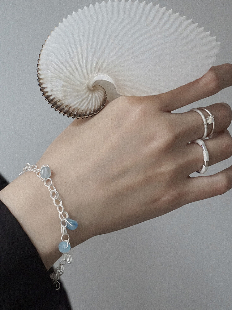 Morning Dew Silver Filigree Bracelet