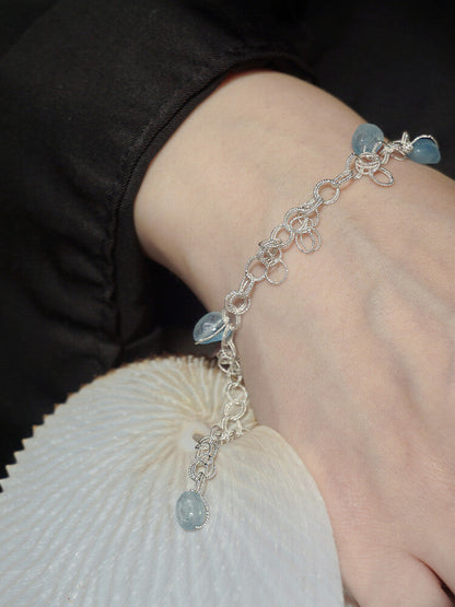 Morning Dew Silver Filigree Bracelet