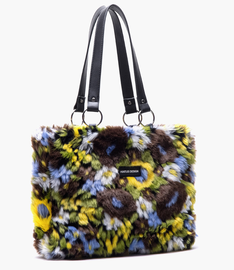 Moss Fluffy Tote Bag