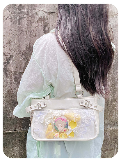 Moto Buckle Strap Ita Shoulder Bag | Bag | Three Fleas