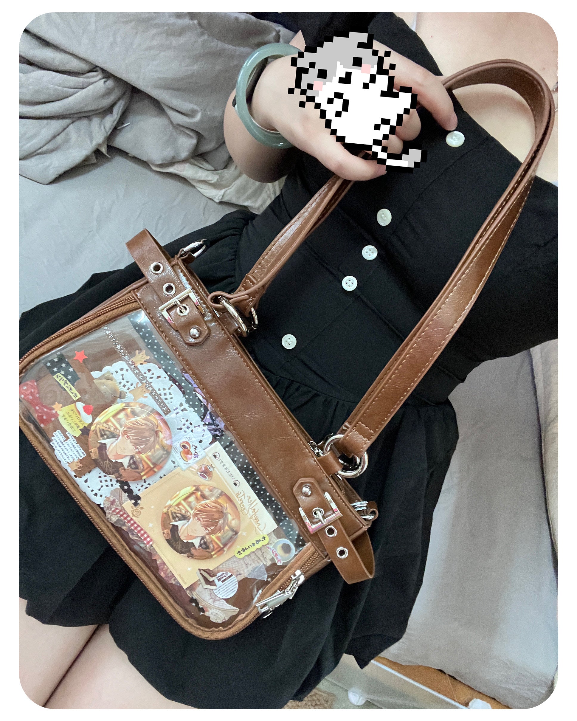 Moto Buckle Strap Ita Shoulder Bag | Bag | Three Fleas