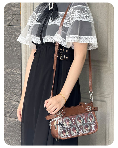 Moto Buckle Strap Ita Shoulder Bag | Bag | Three Fleas