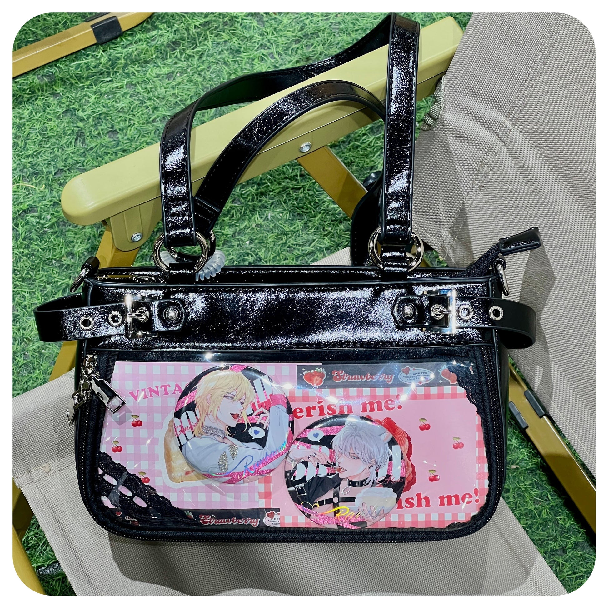 Moto Buckle Strap Ita Shoulder Bag | Bag | Three Fleas
