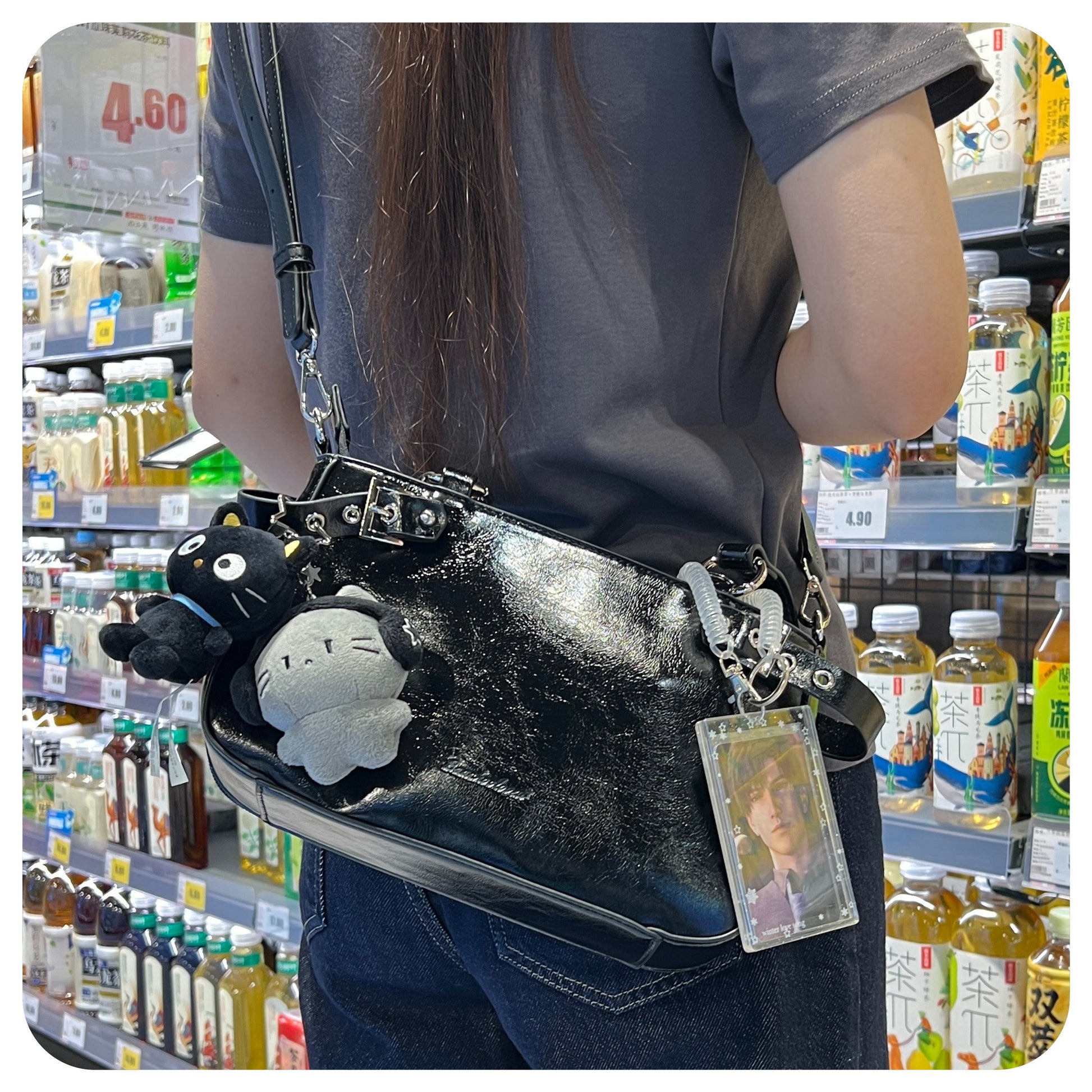 Moto Buckle Strap Ita Shoulder Bag | Bag | Three Fleas