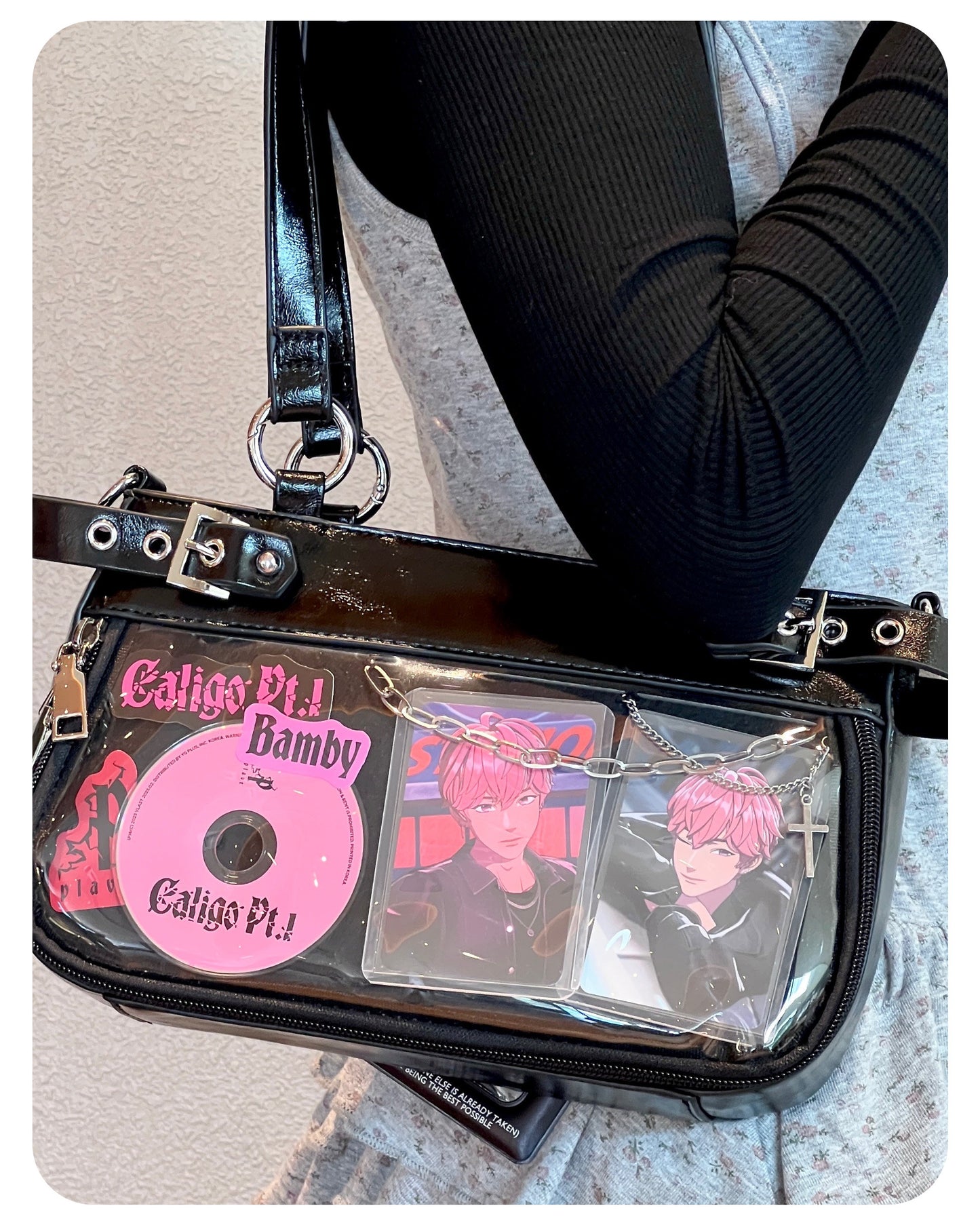 Moto Buckle Strap Ita Shoulder Bag | Bag | Three Fleas