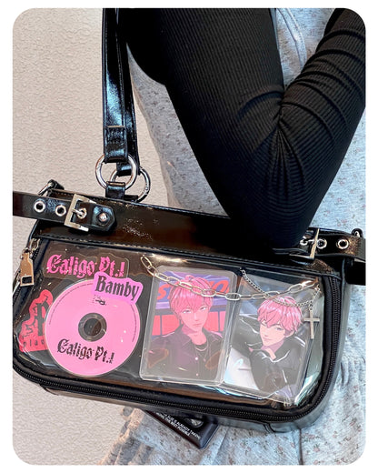 Moto Buckle Strap Ita Shoulder Bag | Bag | Three Fleas