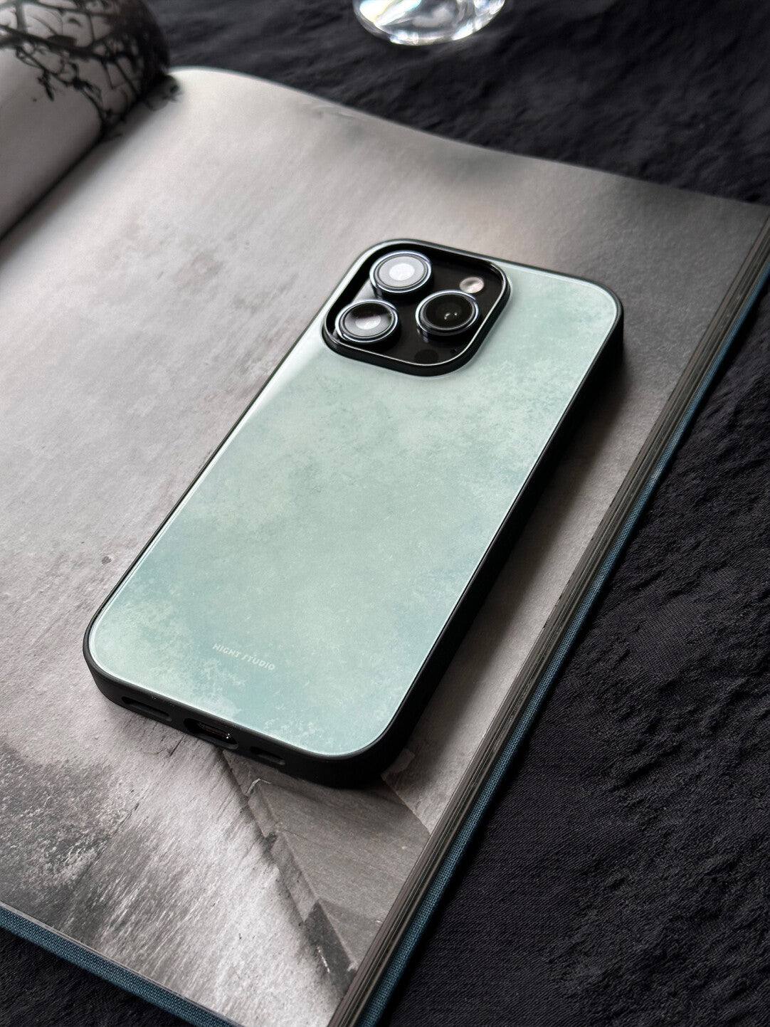 Mottled Cyan Phone Case