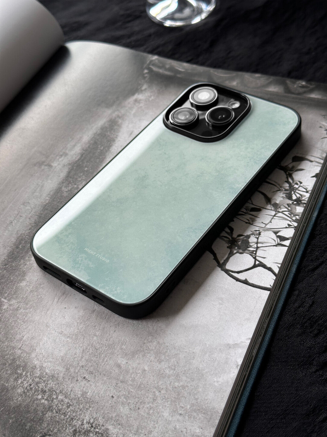 Mottled Cyan Phone Case
