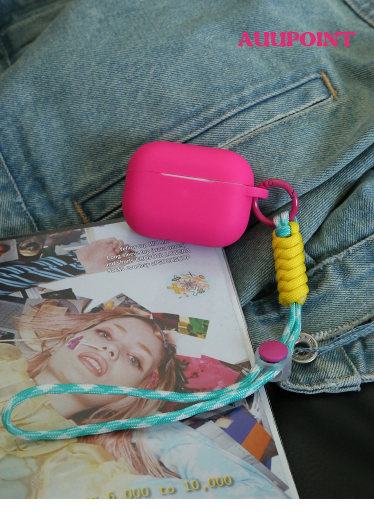 Neon Pink AirPods Case