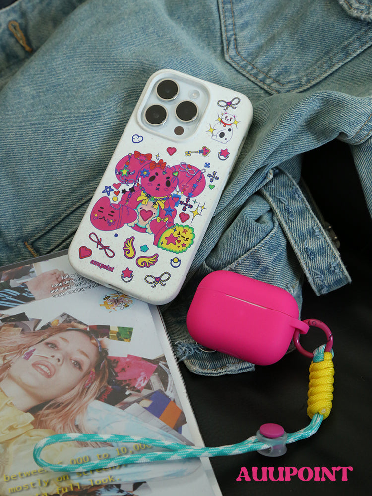 Neon Pink AirPods Case