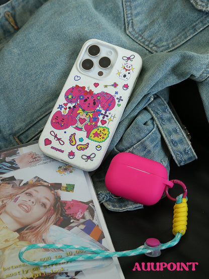 Neon Pink AirPods Case
